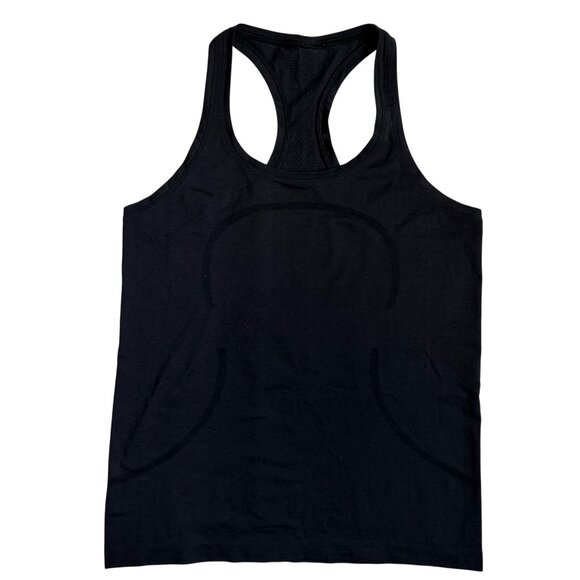 Lululemon Swiftly Tech Racerback Tank Top Hip Length (Black) - Size 10 - Picture 1 of 11